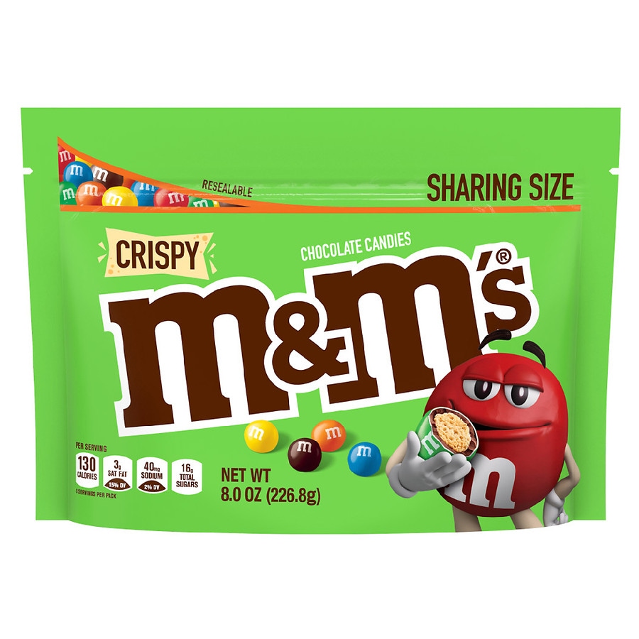 M&M's Crispy Chocolate Candy Sharing Size