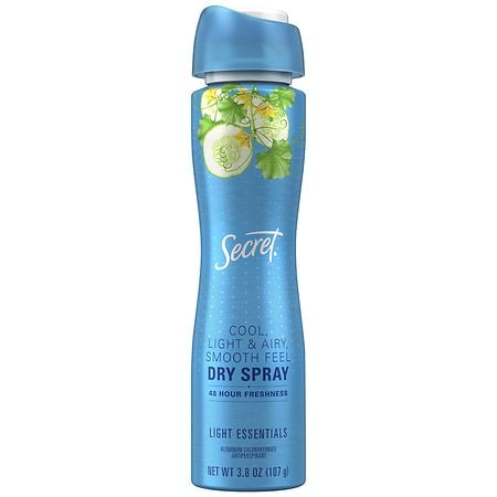 Secret Fresh Collection Invisible Spray Antiperspirant Light Essentials - 3.8 oz