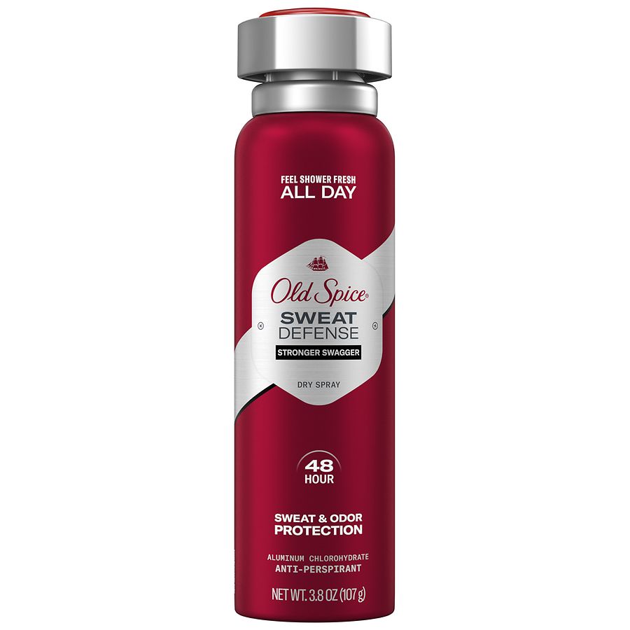  Old Spice Sweat Defense Invisible Spray Antiperspirant Stronger Swagger 