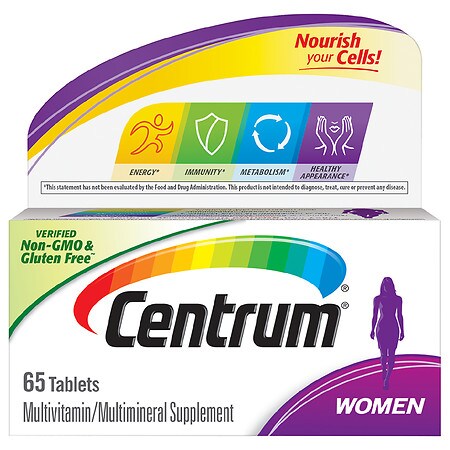 Centrum Women Complete Multivitamin & Multimineral Supplement Tablet - 65.0 ea Centrum Women Complete Multivitamin & Multimineral Supplement Tablet - 65.0 ea
