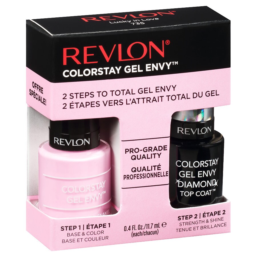  Revlon ColorStay Gel Envy Longwear Nail Enamel Kit, 735 Lucky in Love 