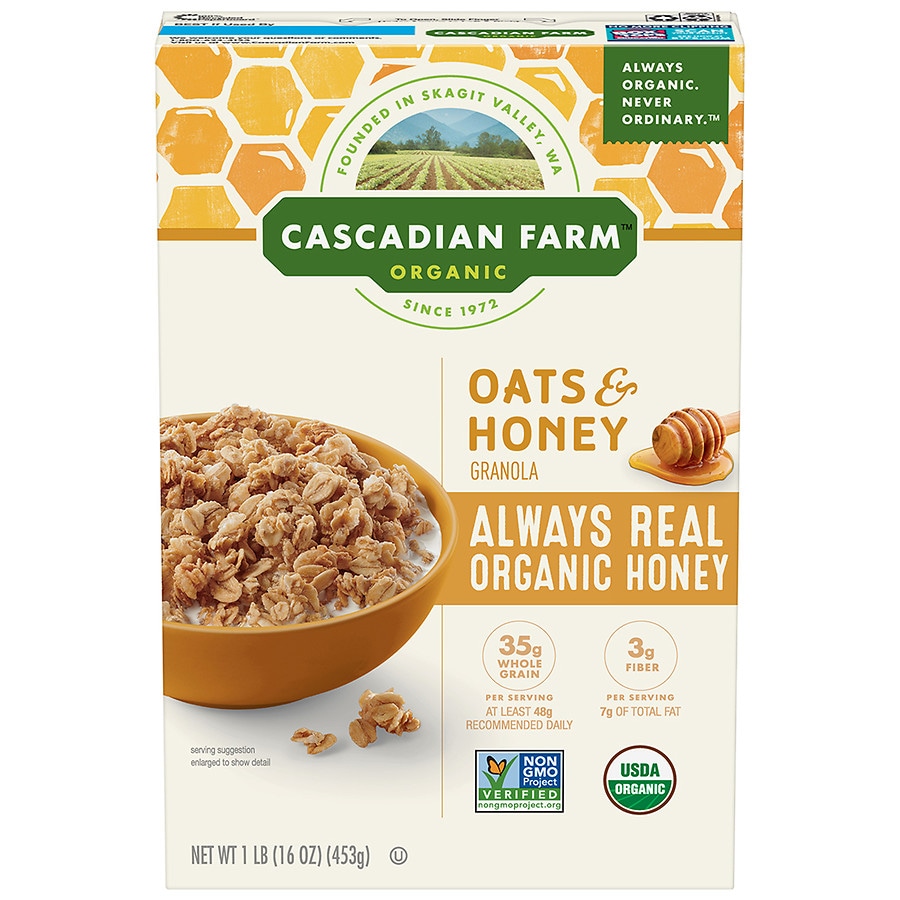 Cascadian Farm Granola Oats And Honey