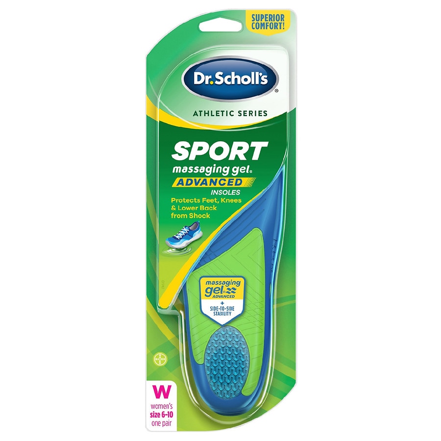  Dr. Scholl's Athletic Series Sport Insoles For Women 6-10 