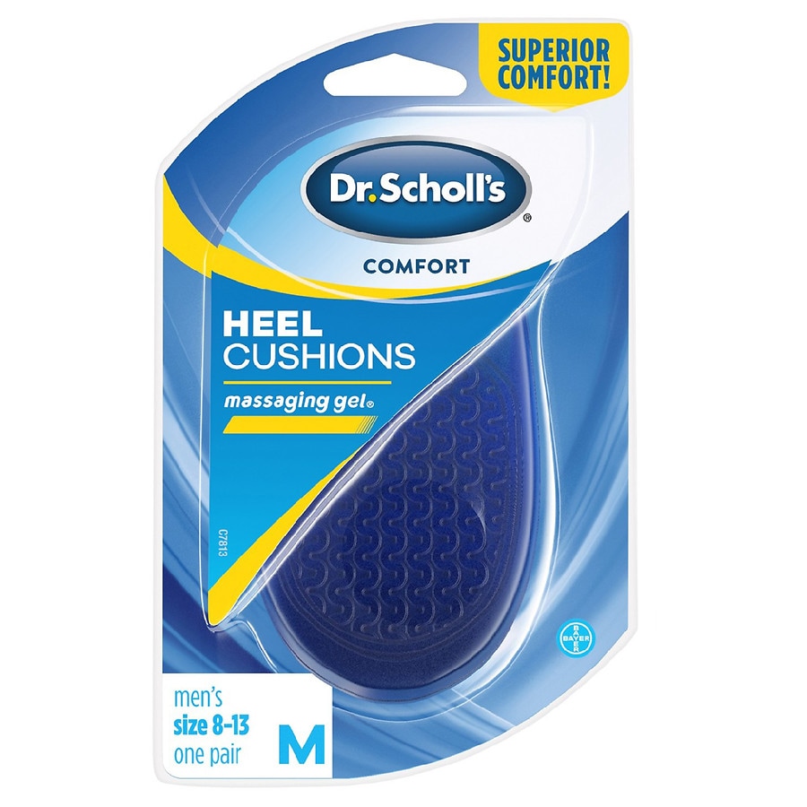  Dr. Scholl's Comfort Heel Cushions For Men 8-13 