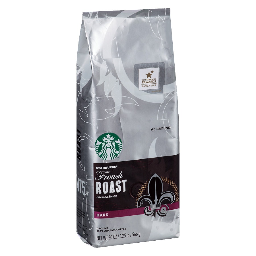  Starbucks French Roast Ground Coffee 