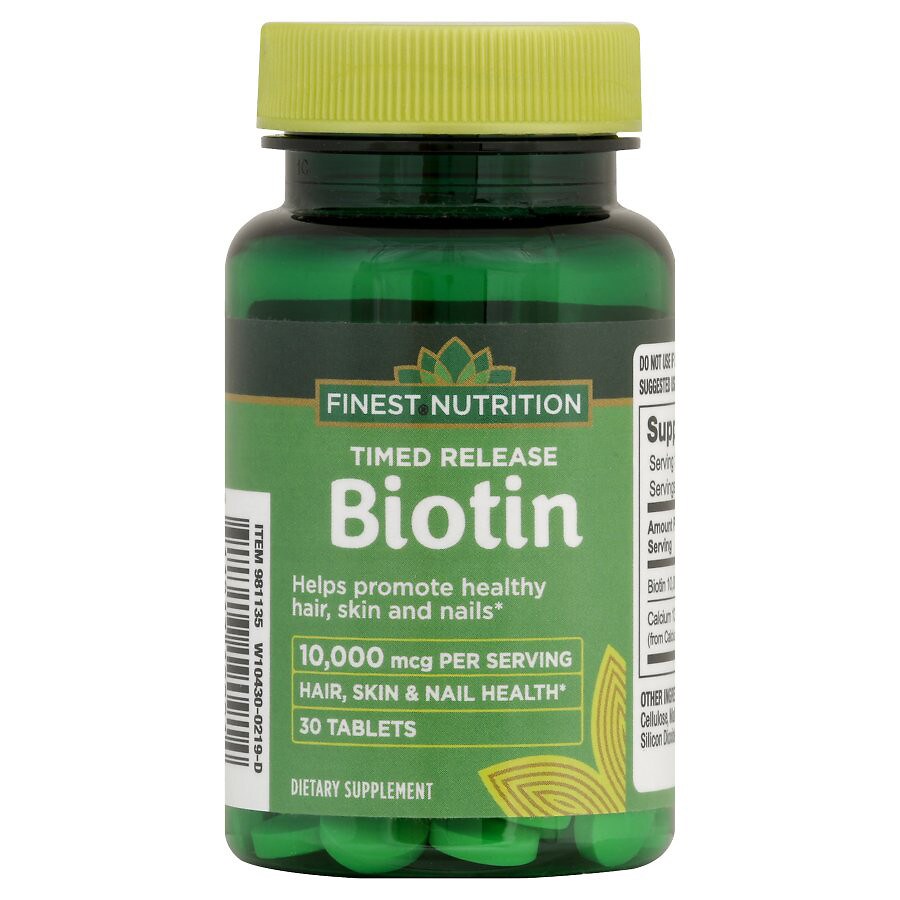  Finest Nutrition Biotin 10000 mcg Tablets Time Released 