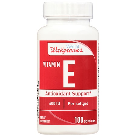 Walgreens Vitamin E 400 IU Softgels - 100.0 ea Walgreens Vitamin E 400 IU Softgels - 100.0 ea