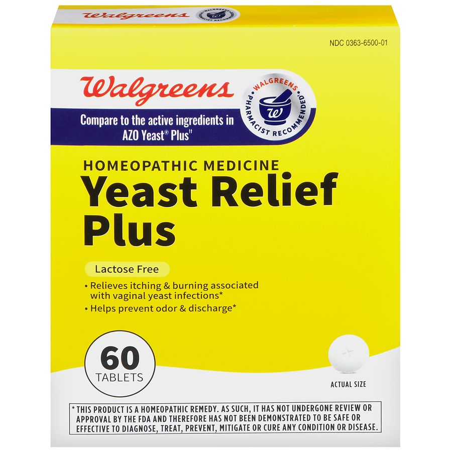 Walgreens Yeast Relief Plus Tablets Walgreens