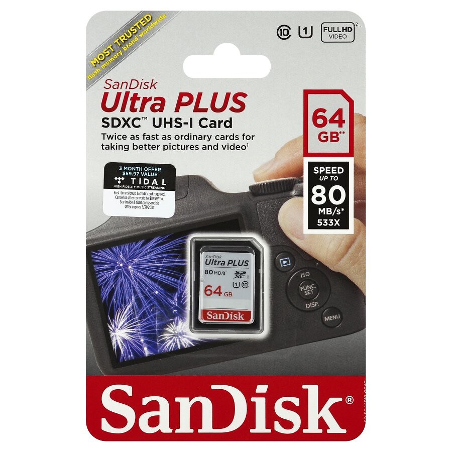 Sandisk Ultra Plus Sdxc 64 Gb Walgreens