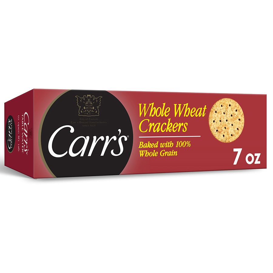 Carr's Whole Wheat Crackers Whole Wheat