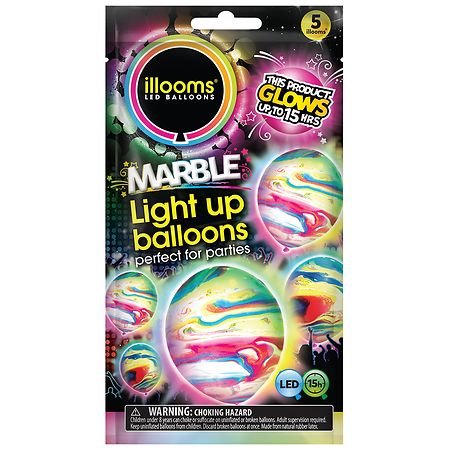 Illooms Marble Light Up Balloon Walgreens