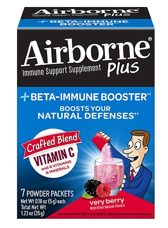 Airborne Beta Immune Powder Berry - 1.0 ea