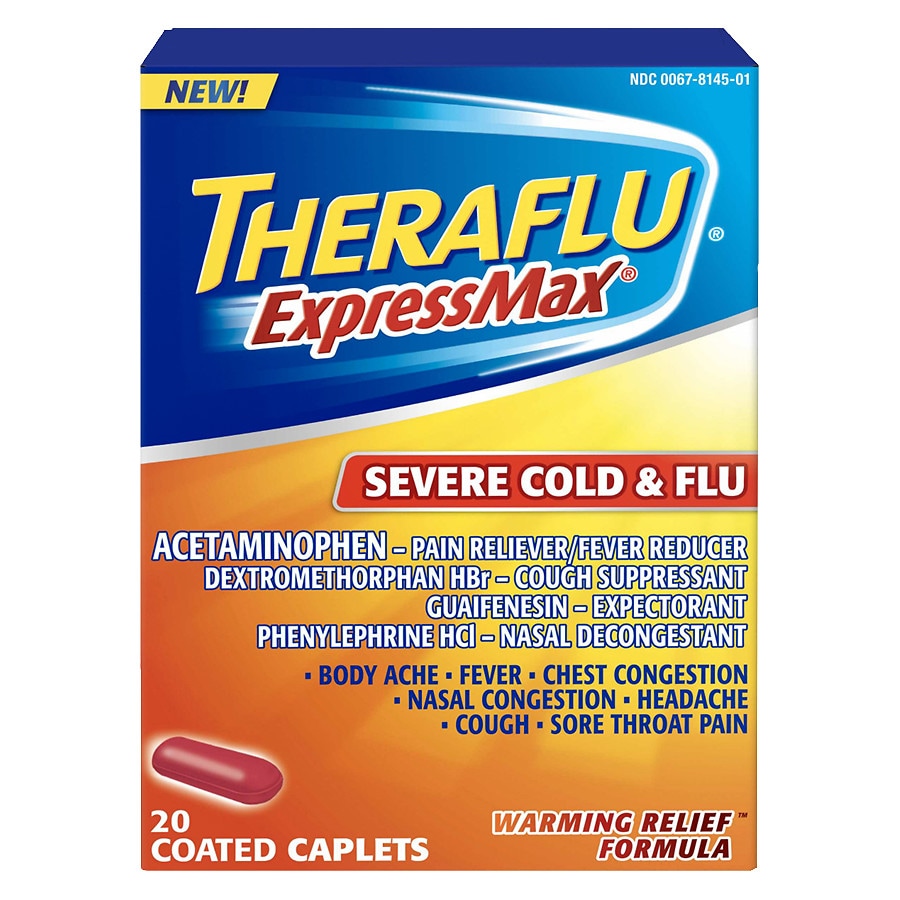 TheraFlu ExpressMax Severe Cold & Flu Tablets | Walgreens