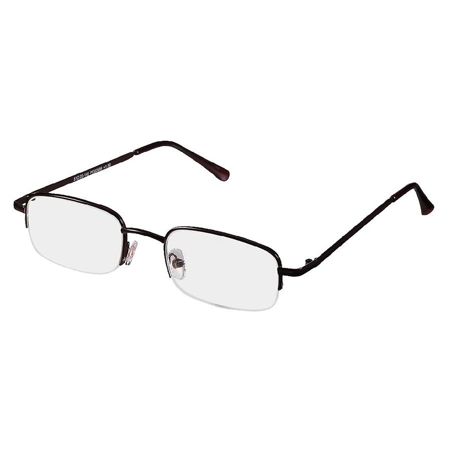 Foster Grant Harrison Reading Glasses +2.00 Brown