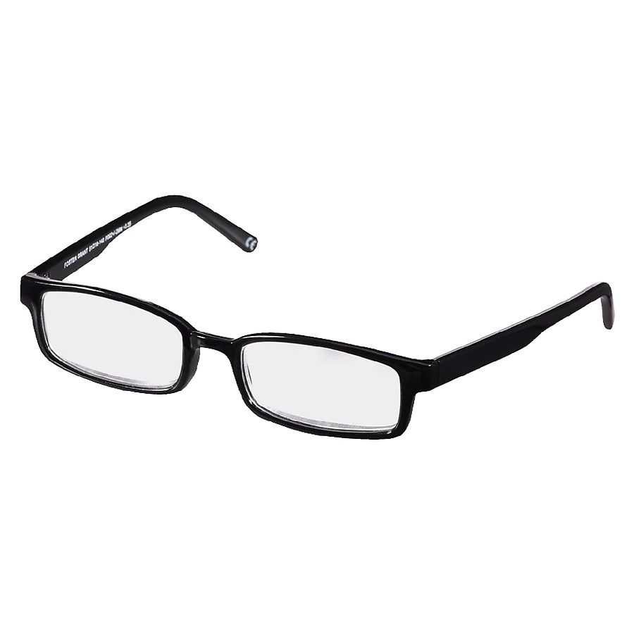 Foster Grant Carter Reading Glasses +2.00 Black