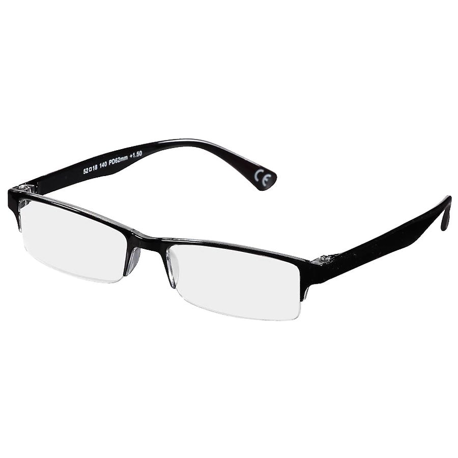 Foster Grant Pete Reading Glasses +1.50 Black