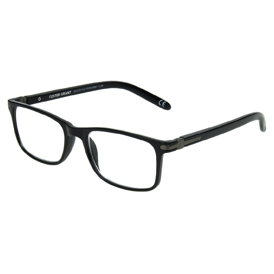 Foster Grant Cole Reading Glasses +1.50 Black