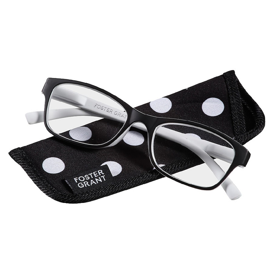 Foster Grant Lucille Reading Glasses 2 White | Walgreens