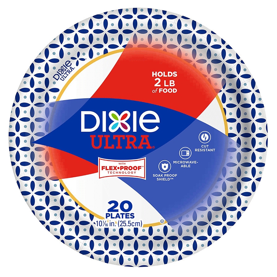  Dixie Plates 10 1/16 inch Print 