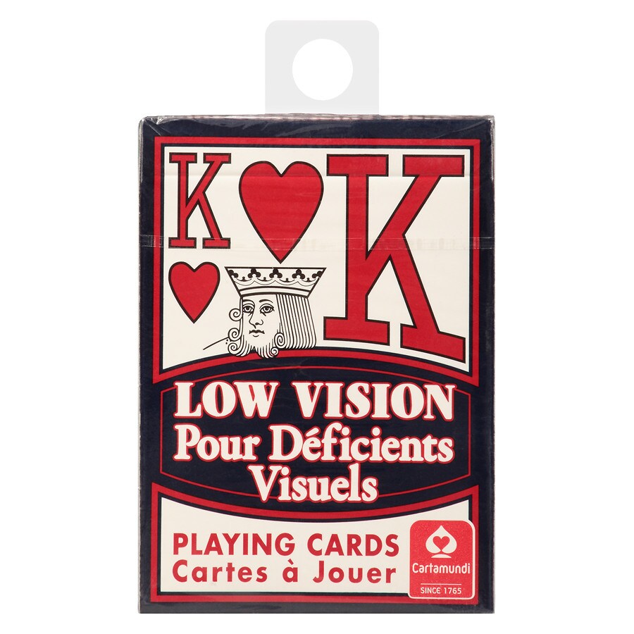  Cartamundi Low Vision Playing Cards 