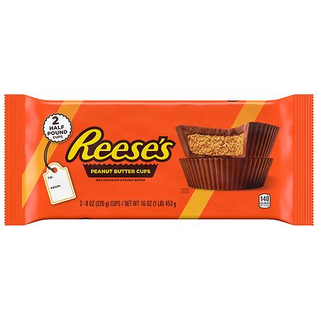 PEANUT BUTTER CUPS, MILK CHOCOLATE (034000430093)