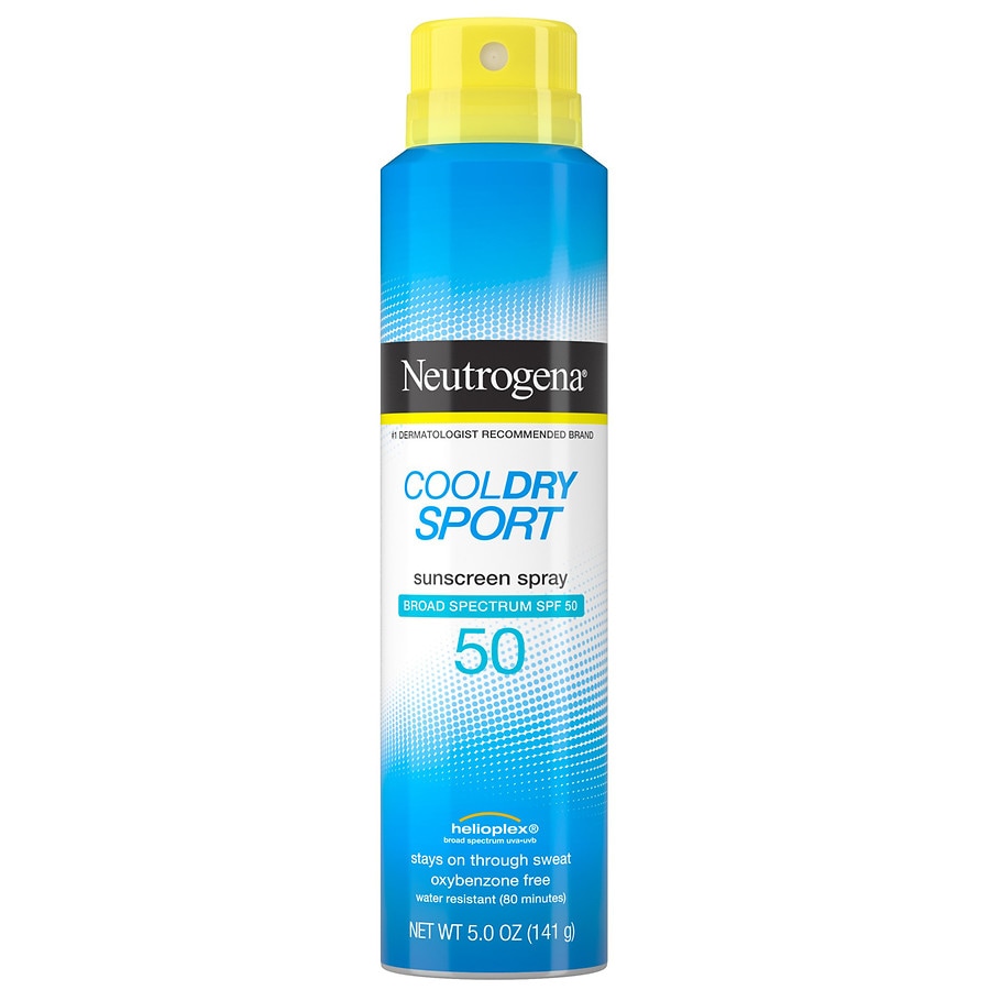  Neutrogena Cooldry Sport Water-Resistant Sunscreen Spray SPF 50 