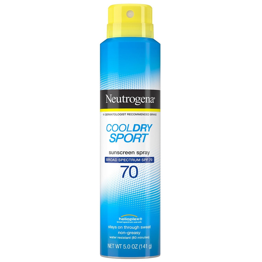  Neutrogena Cooldry Sport Water-Resistant Sunscreen Spray SPF 70 