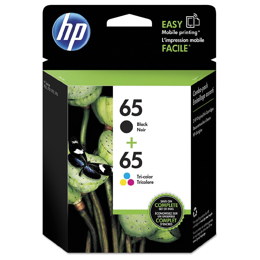  Hewlett Packard Black Tri-Color Original Ink Cartridge Black & Tricolored 