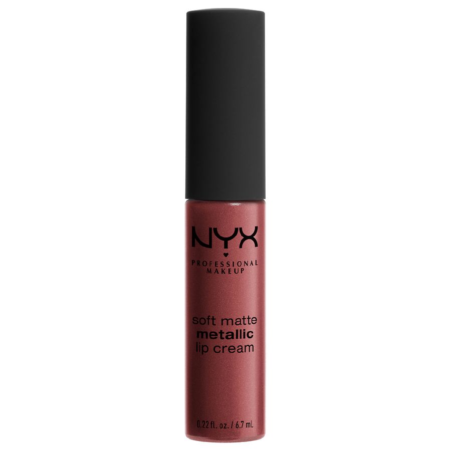  NYX Professional Makeup Soft Matte Metallic Lip Cream, Rome 