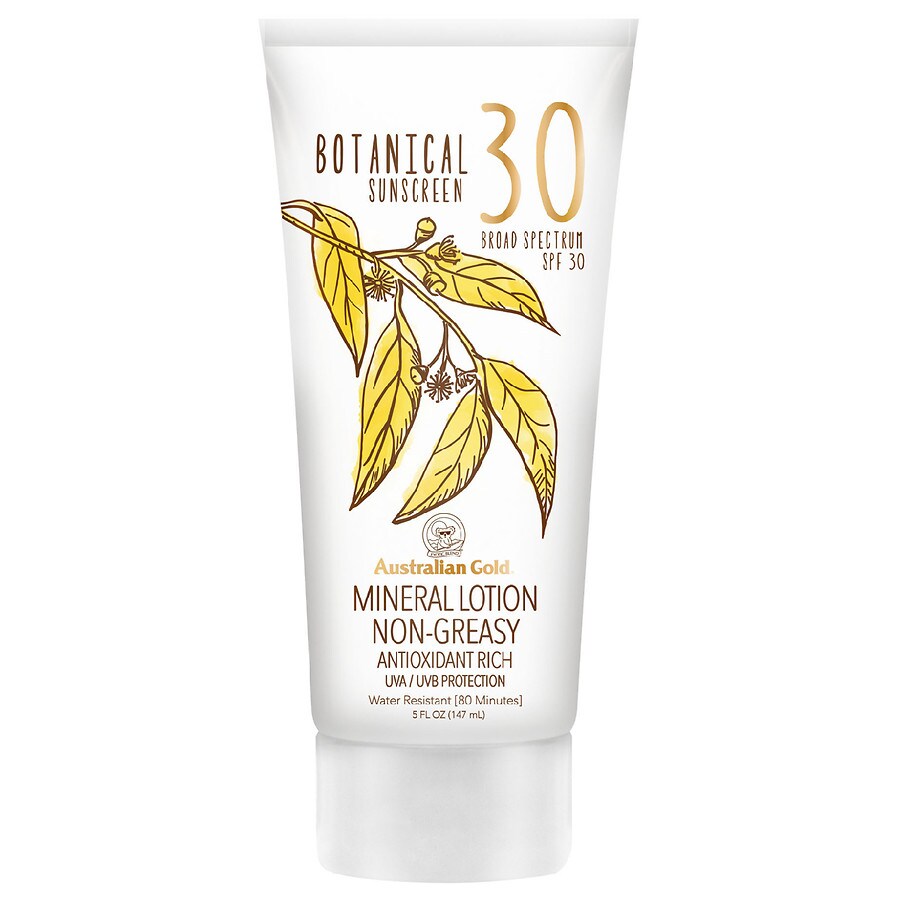  Australian Gold Botanical SPF 30 Mineral Sunscreen Lotion 