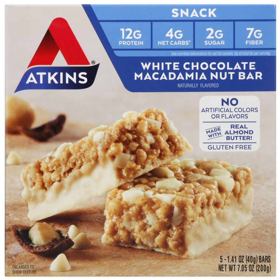  Atkins Snack Bar White Chocolate Macadamia Nut 