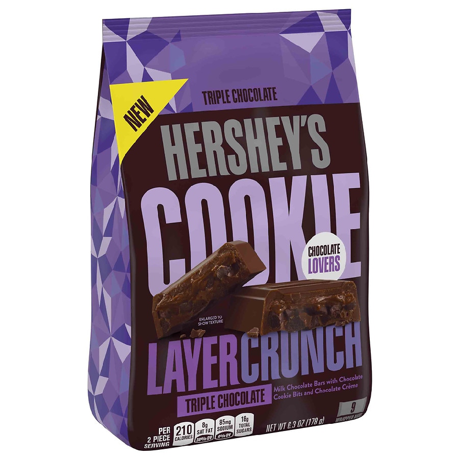Hersheys 3 New Cookie Layer Crunch Bars Combine Every Flavor You Love picture Hersheys 3 New Cookie Layer Crunch Bars Combine Every Flavor You Love images