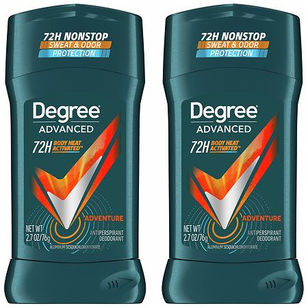 UPC 079400418555 product image for Degree Advanced 72-hour Antiperspirant Adventure - 2.7 oz x 2 pack | upcitemdb.com