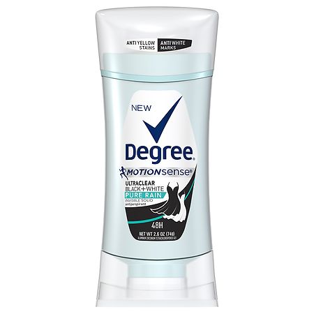 Degree Women Antiperspirant Deodorant Black+White Pure Rain - 2.6 oz