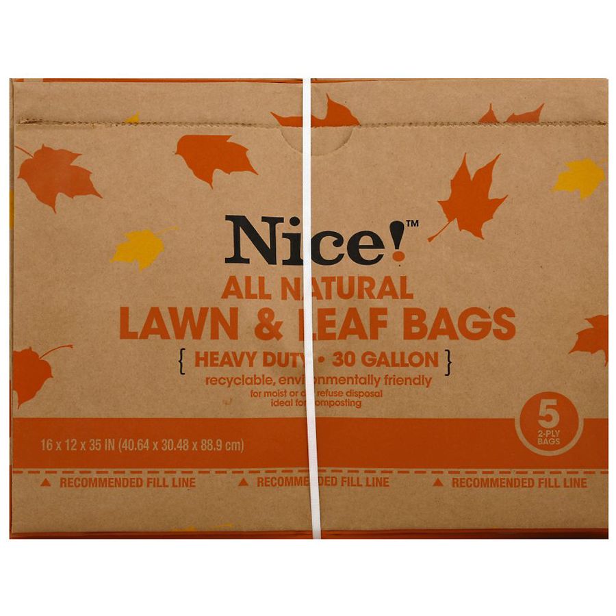 Nice Lawn Leaf Bags 30 Gallon Walgreens Nice Lawn Leaf Bags 30 Gallon