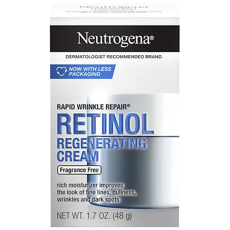 Neutrogena Rapid Wrinkle Repair Hyaluronic Acid & Retinol Face Cream Fragrance-Free - 1.7 oz
