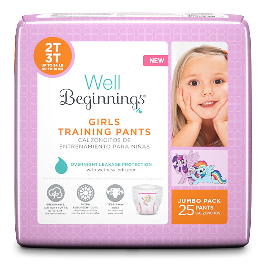 Well Beginnings Girls Training Pants 2t 3t Walgreens