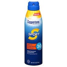 coppertone sport continuous sunscreen spray broad spectrum spf 30