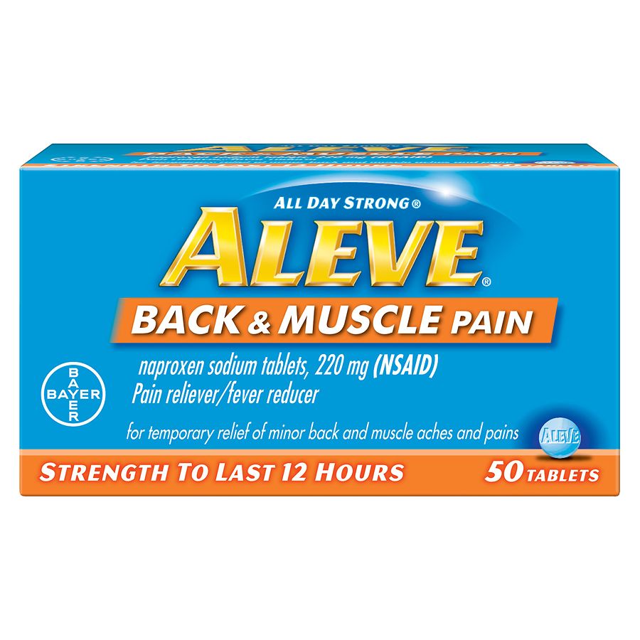 Aleve Back & Muscle Pain Tablet, Pain Reliever/Fever Reducer