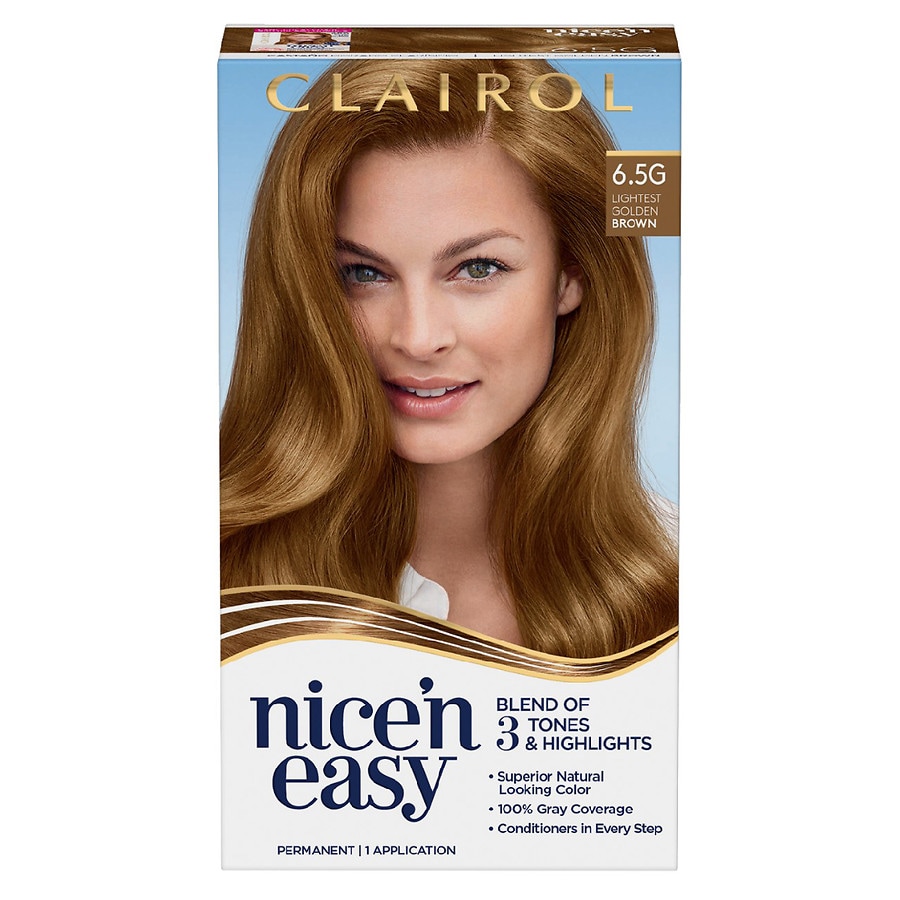 Clairol Nice N Easy Permanent Hair Color 6 5g Lightest Golden Brown
