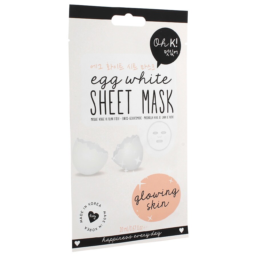  OH K! Egg White Sheet Mask Chamomile 