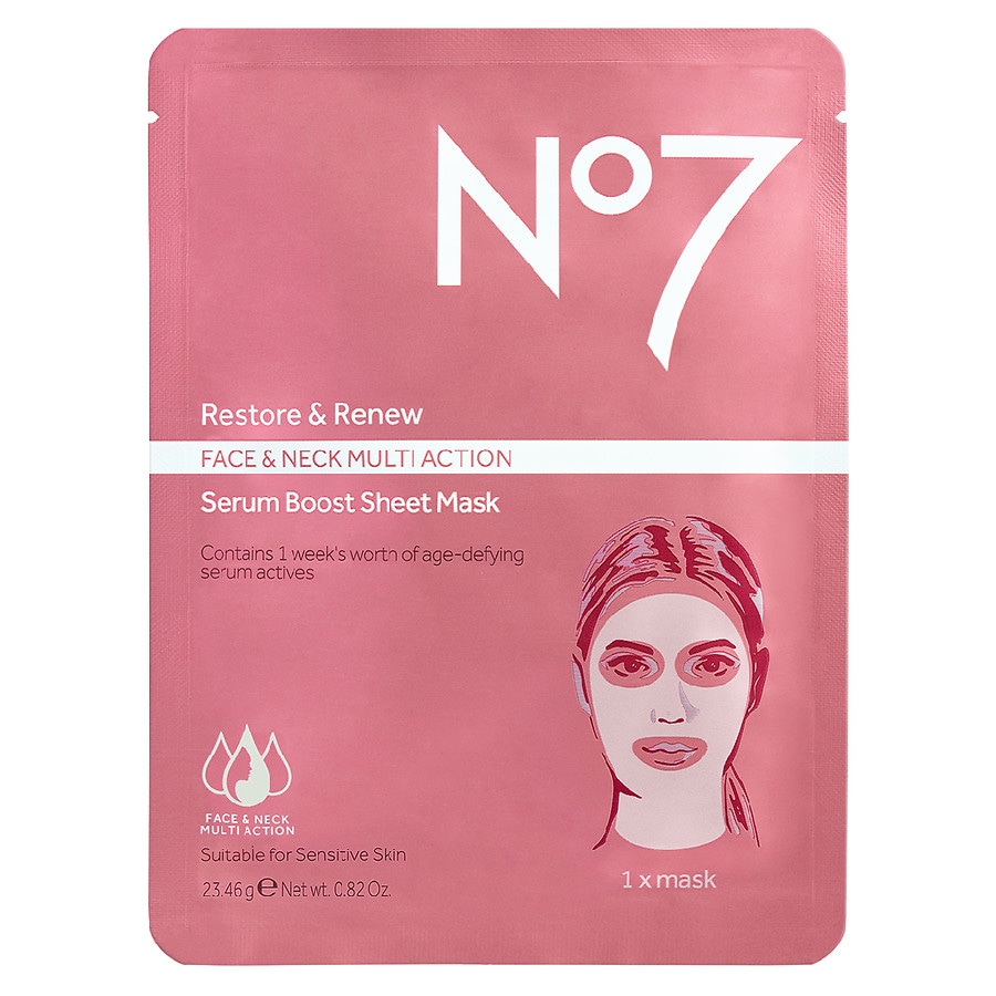 No7 Restore & Renew Serum Boost Sheet Mask