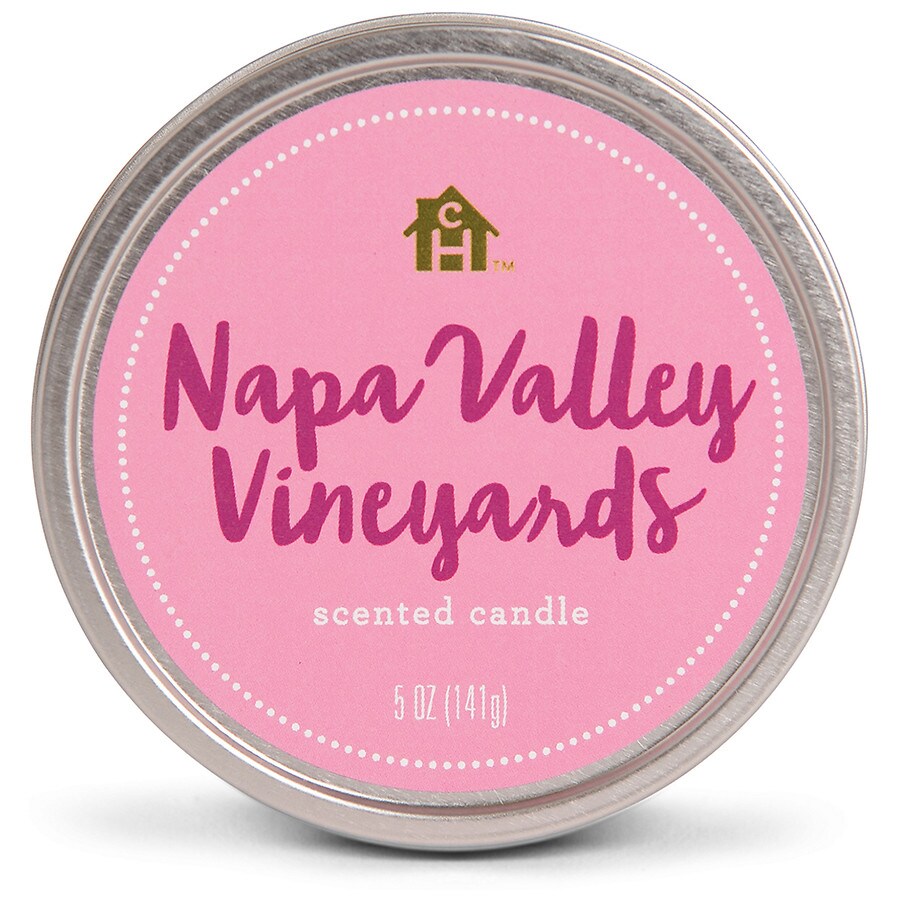  Complete Home Scented Candle Tin Napa Valley Vineyards 