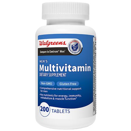 Walgreens Multivitamin Men Tablets Value Size - 200.0 ea Walgreens Multivitamin Men Tablets Value Size - 200.0 ea