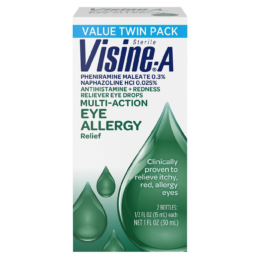 are visine and otc eye drops safe for my dog