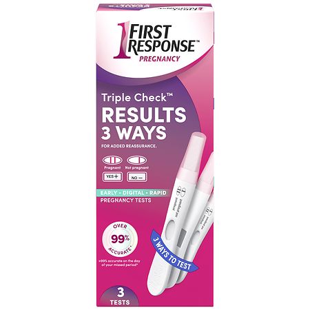 First Response Triple Check Pregnancy Test 3 ct.