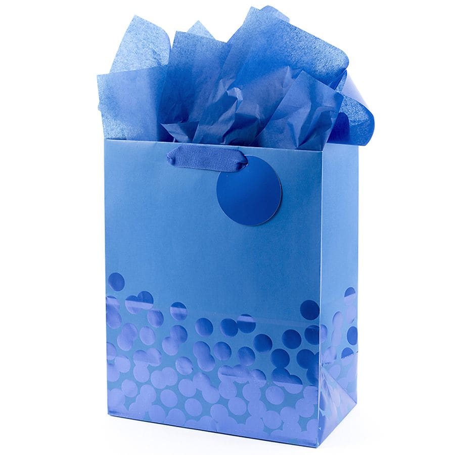 Birthday Gift Bag Large Mens Him Boys Wide Tissue Paper Pack Present Wrap Set 