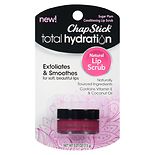 ChapStick Total Hydration Sugar Plum Natural Conditioning Lip Scrub, Exfoliator Sugar Plum