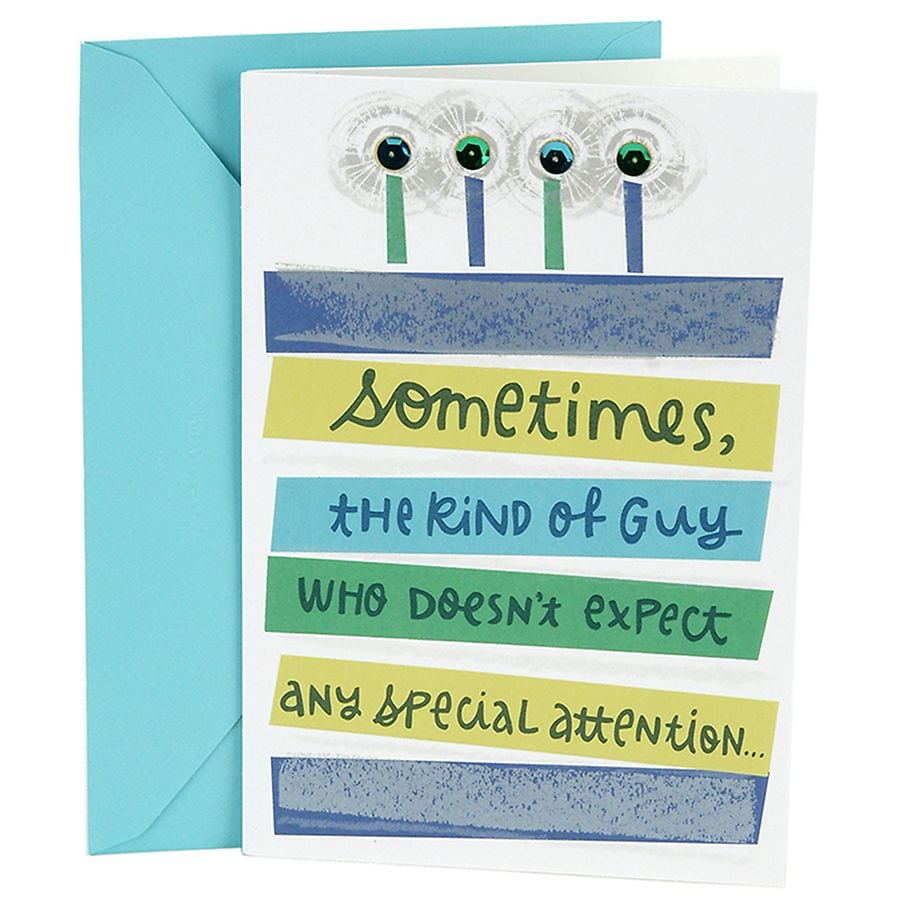 Hallmark Birthday Greeting Card for Him (Special Attention)