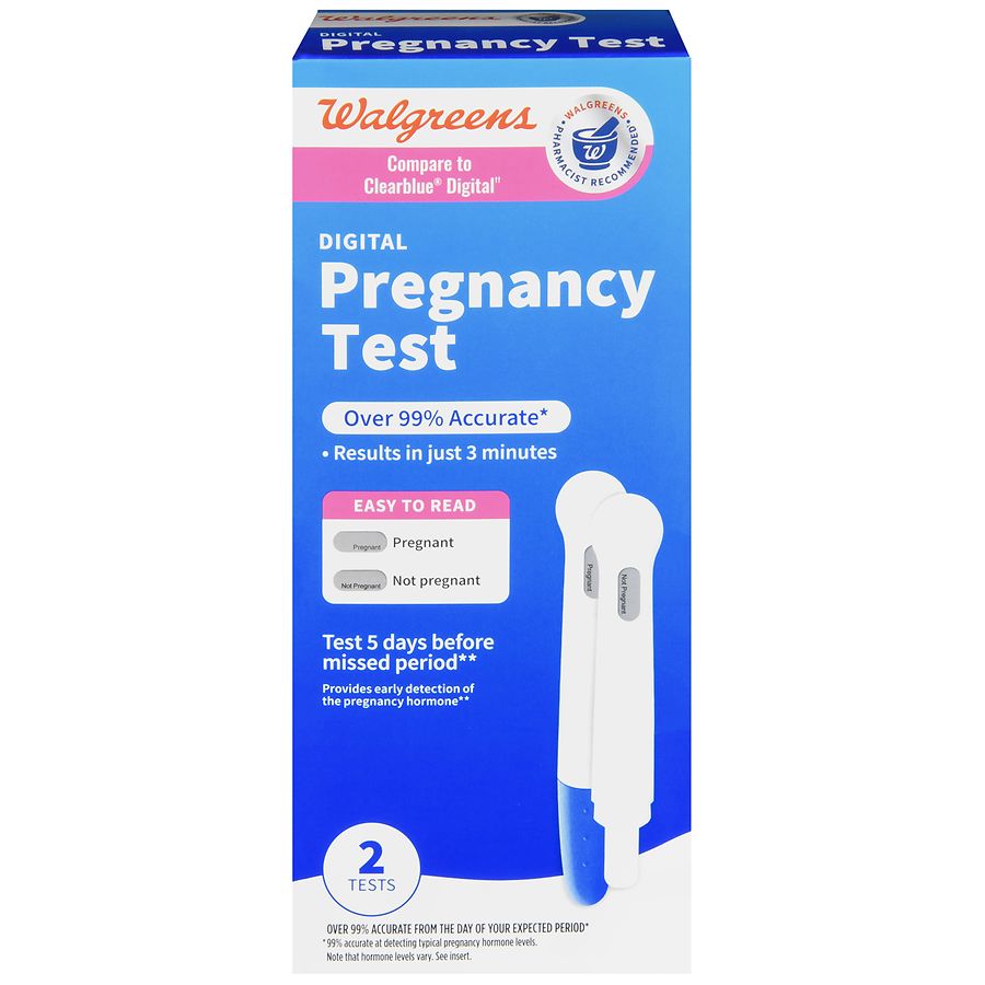 Walgreens Digital Pregnancy Test